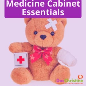 medicine cabinet essentials over the counter drugs self-help minor ailments